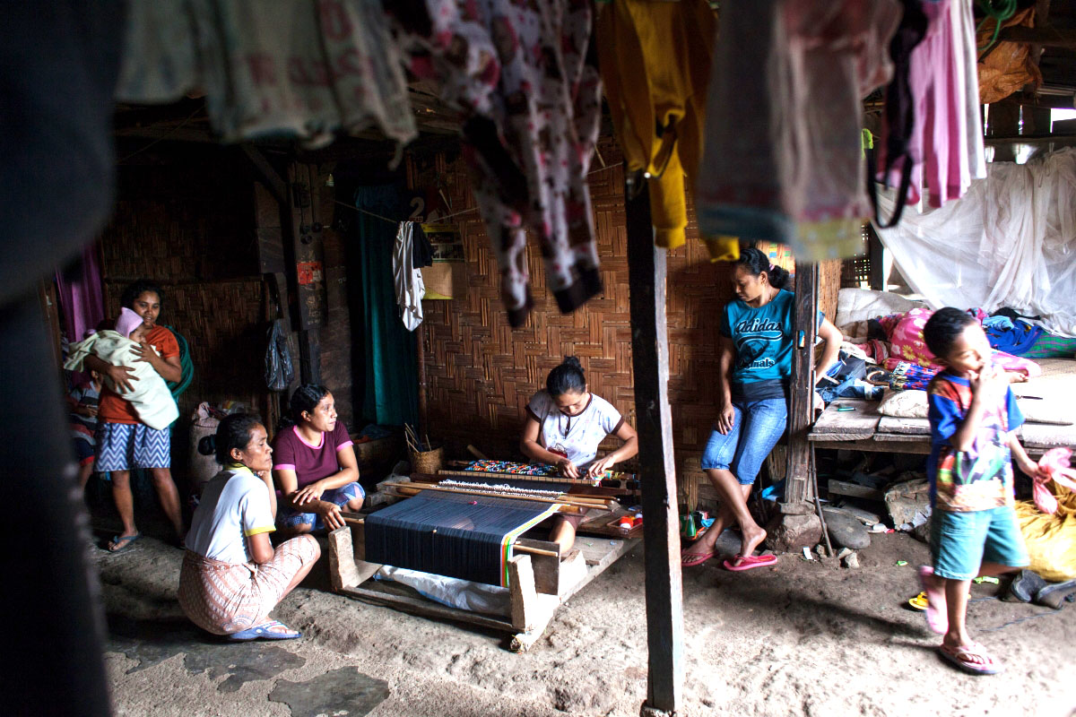 People doing chores