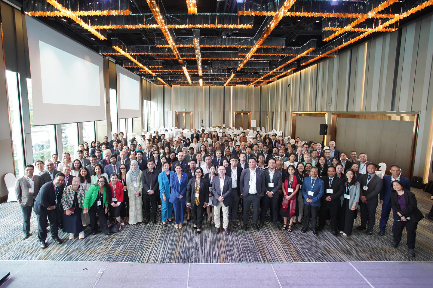 Group photo Asia-Pacific steps up momentum on climate finance for resilience